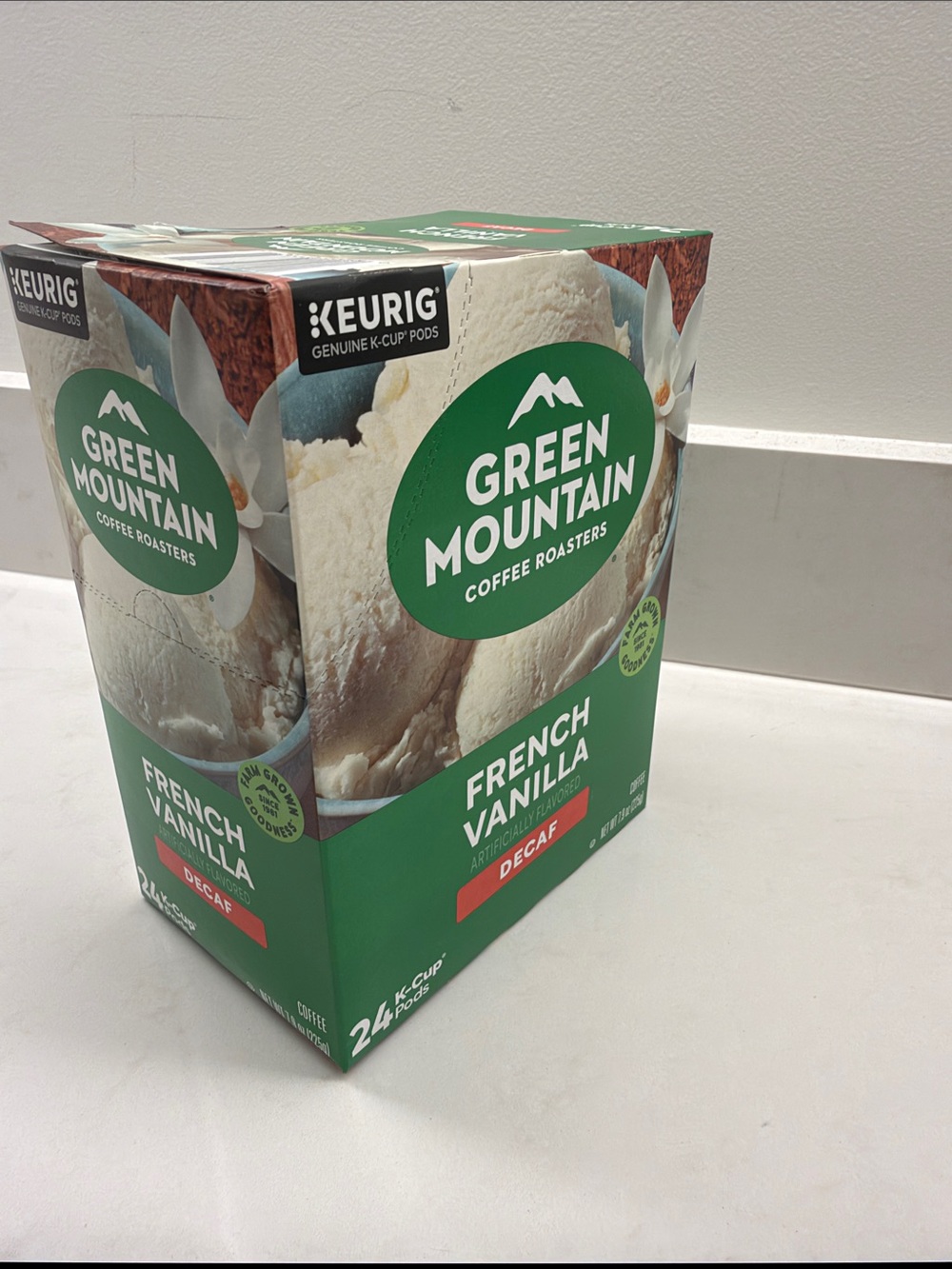 French Vanilla Decaf K-Cup Pods - 4 boxes of 24